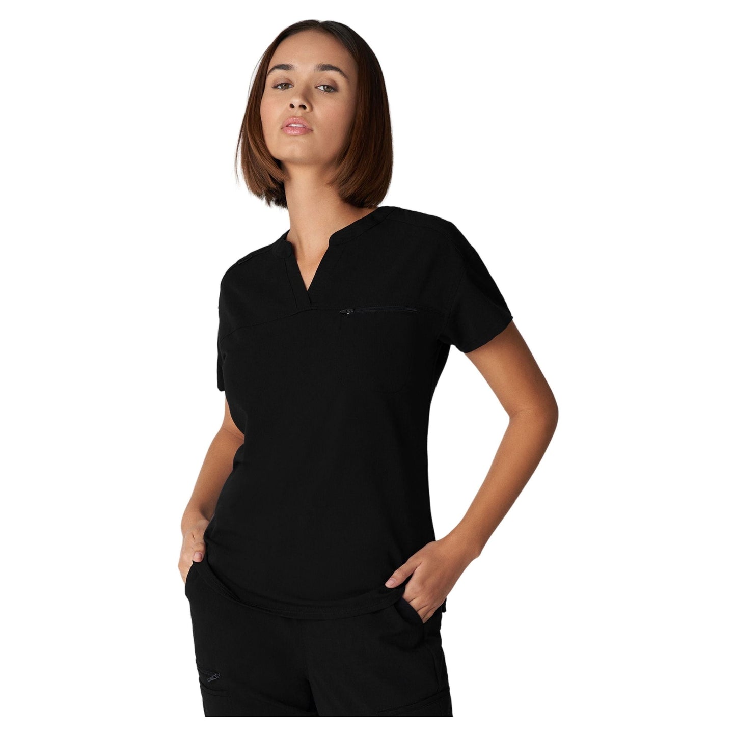 White Cross V-Tess Women's 1-Pocket V-Neck Scrub Top SALE*