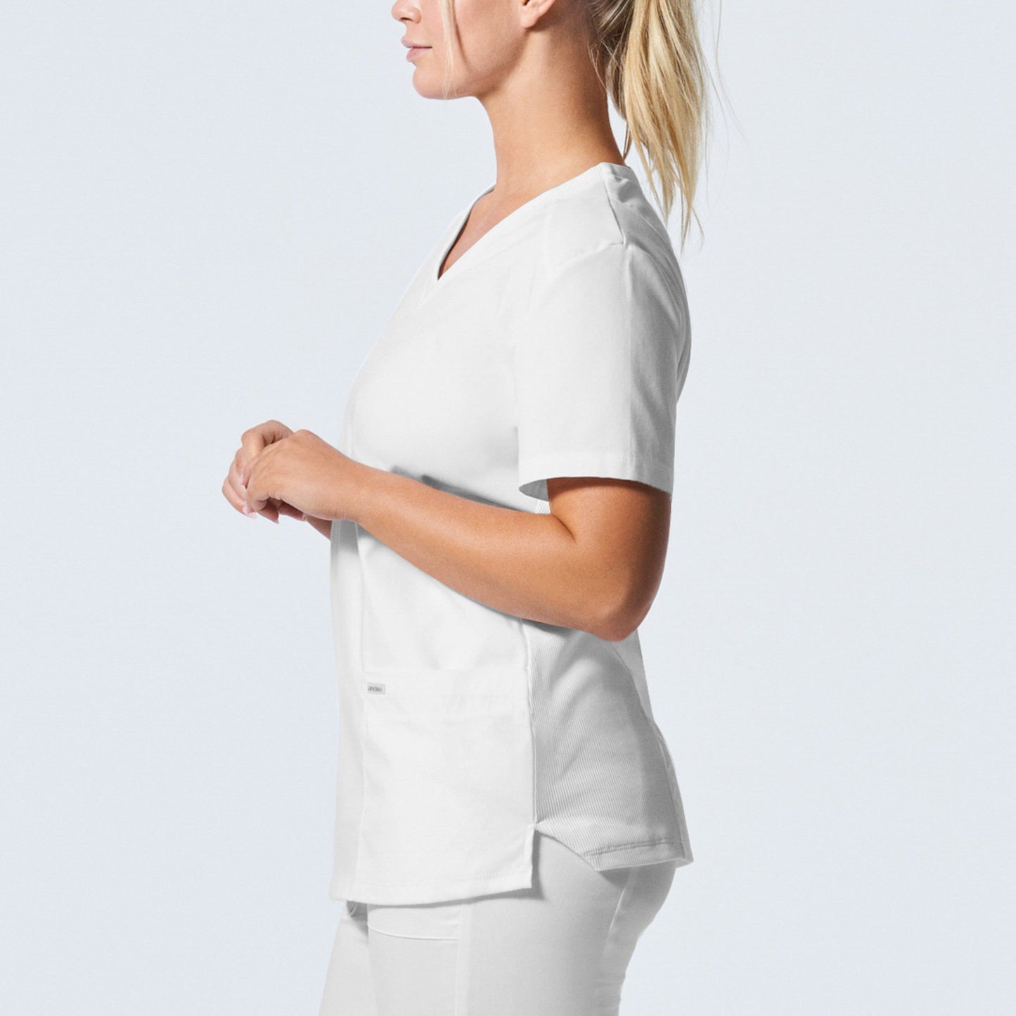 Landau ProFlex Women's 3-Pocket V-Neck Scrub Top