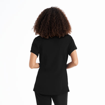 White Cross CRFT Women's 3-Pocket V-Neck Scrub Top