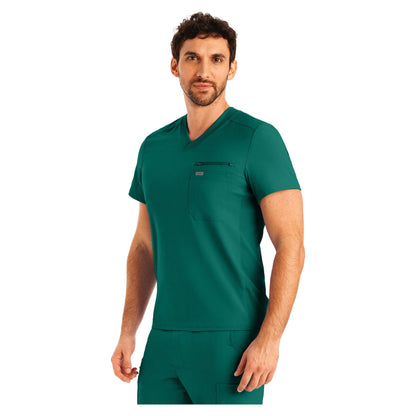Landau Forward Men's 2-Pocket V-Neck Scrub Top