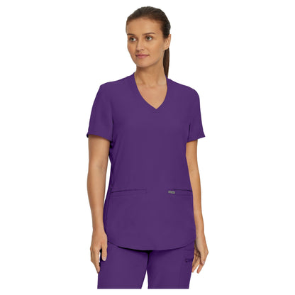 Landau Forward Women's 3-Pocket V-Neck Scrub Top