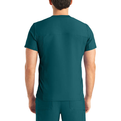Landau Forward Men's 2-Pocket V-Neck Scrub Top