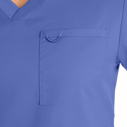 Landau ProFlex Men's 4-Pocket V-Neck Scrub Top