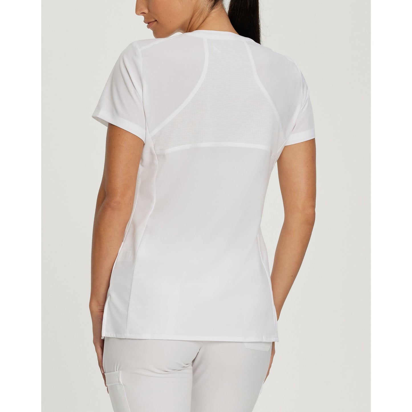 White Cross FIT Women's 2-Pocket V-Neck Scrub Top - SALE