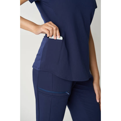 White Cross V-Tess Women's 2-Pocket V-Neck Scrub Top SALE *