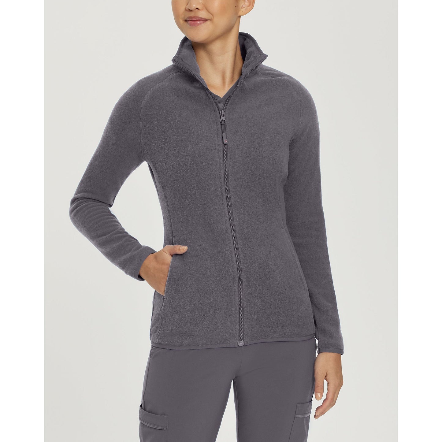 White Cross Women's 2-Pocket Warm-Up Scrub Jacket - SALE