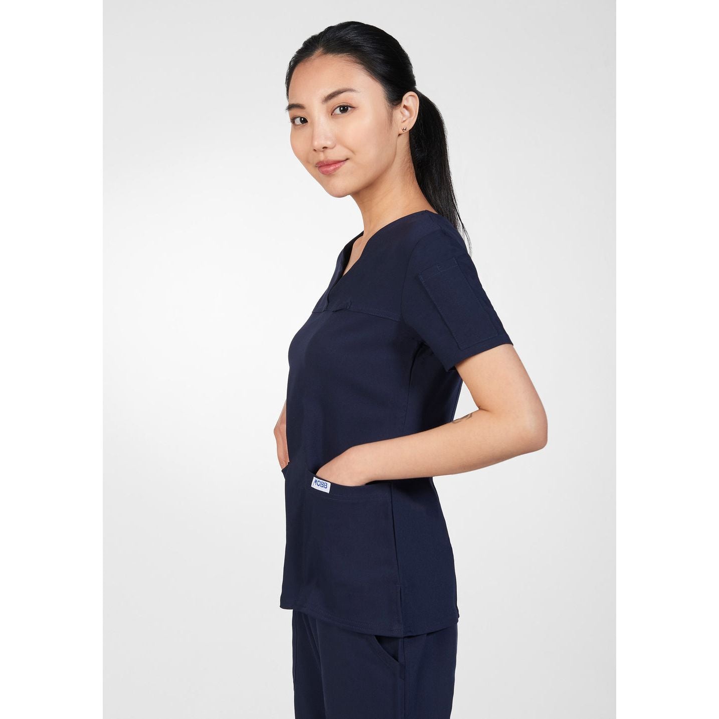 The Rosey Scrub Top by MOBB