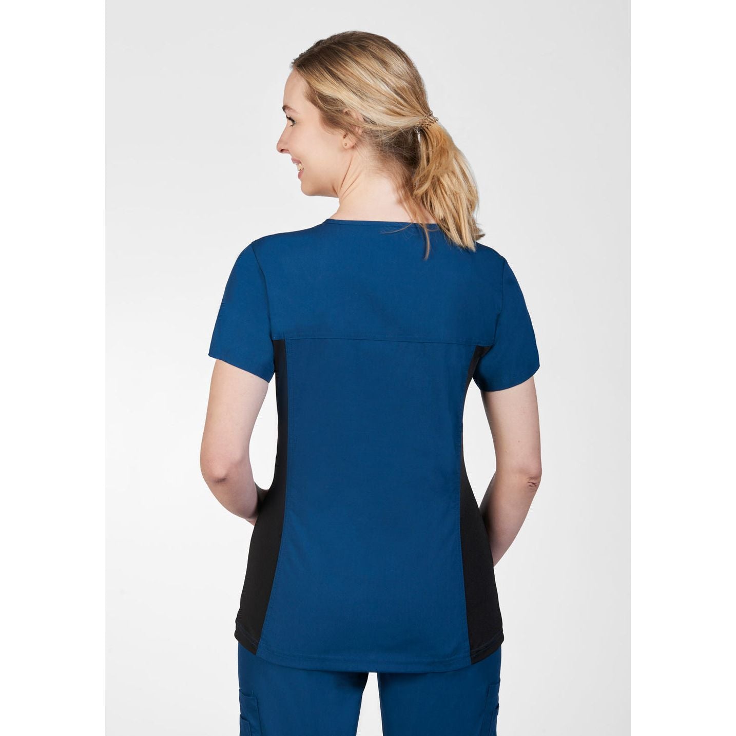 MOBB Flexi Stretchy Sides V-Neck Scrub Top