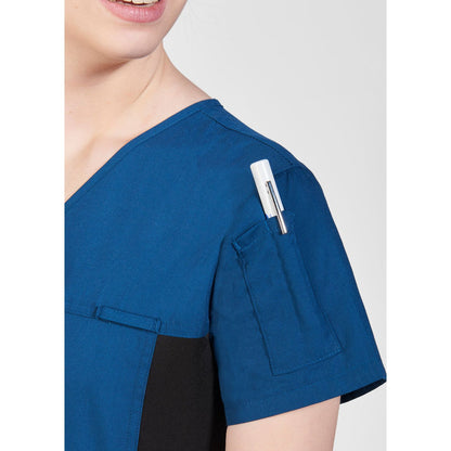 MOBB Flexi Stretchy Sides V-Neck Scrub Top