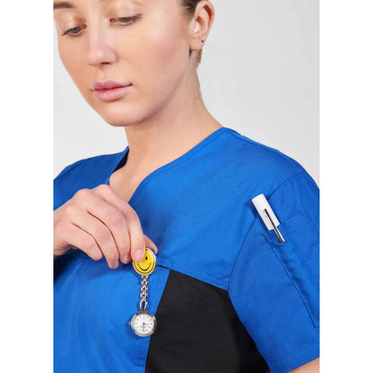 MOBB Flexi Stretchy Sides V-Neck Scrub Top