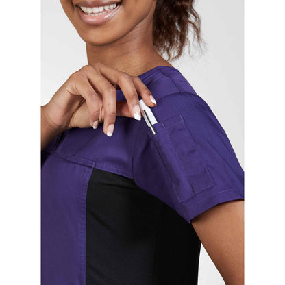 MOBB Flexi Stretchy Sides V-Neck Scrub Top