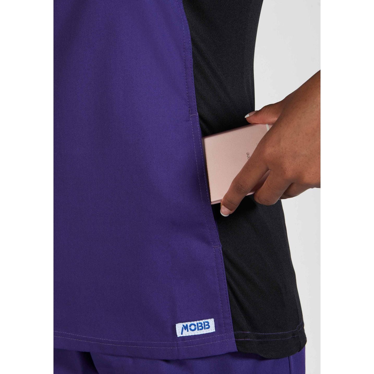 MOBB Flexi Stretchy Sides V-Neck Scrub Top