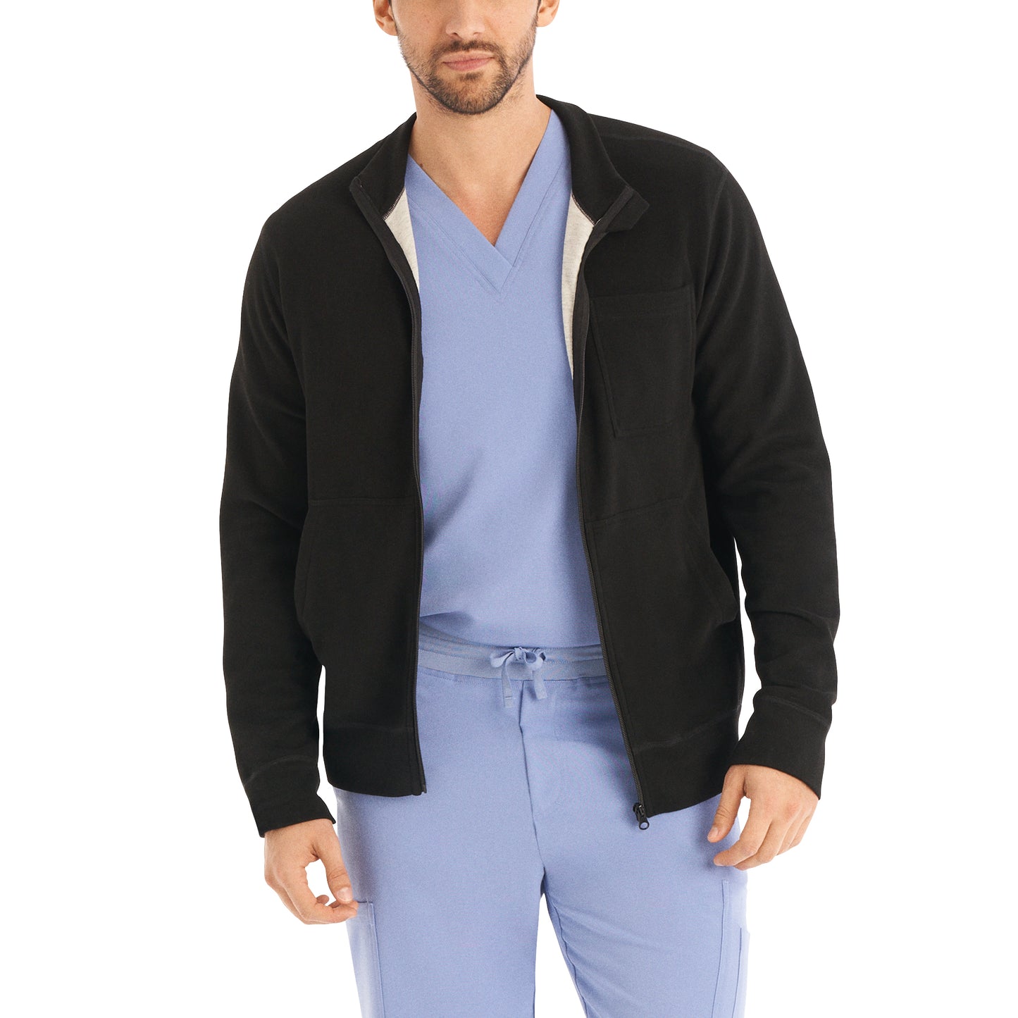 White Cross CRFT All Gender Reversible 5-Pocket Scrub Jacket SALE