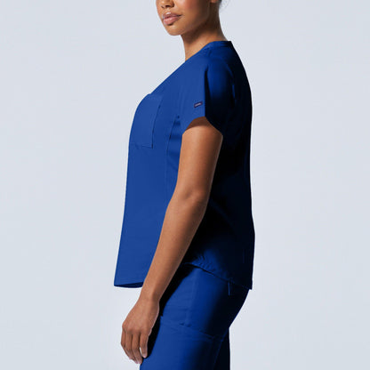 Landau ProFlex Women's 2-Pocket V-Neck Scrub Top