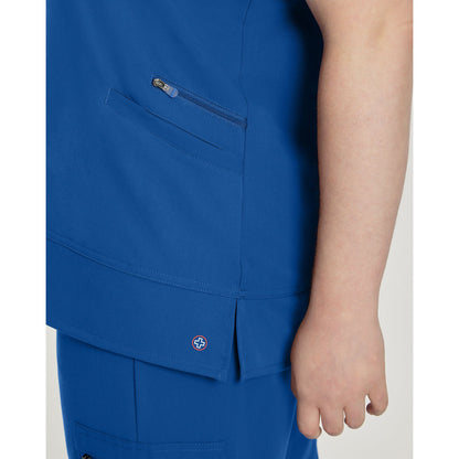 White Cross V-Tess Women's 3-Pocket V-Neck Scrub Top