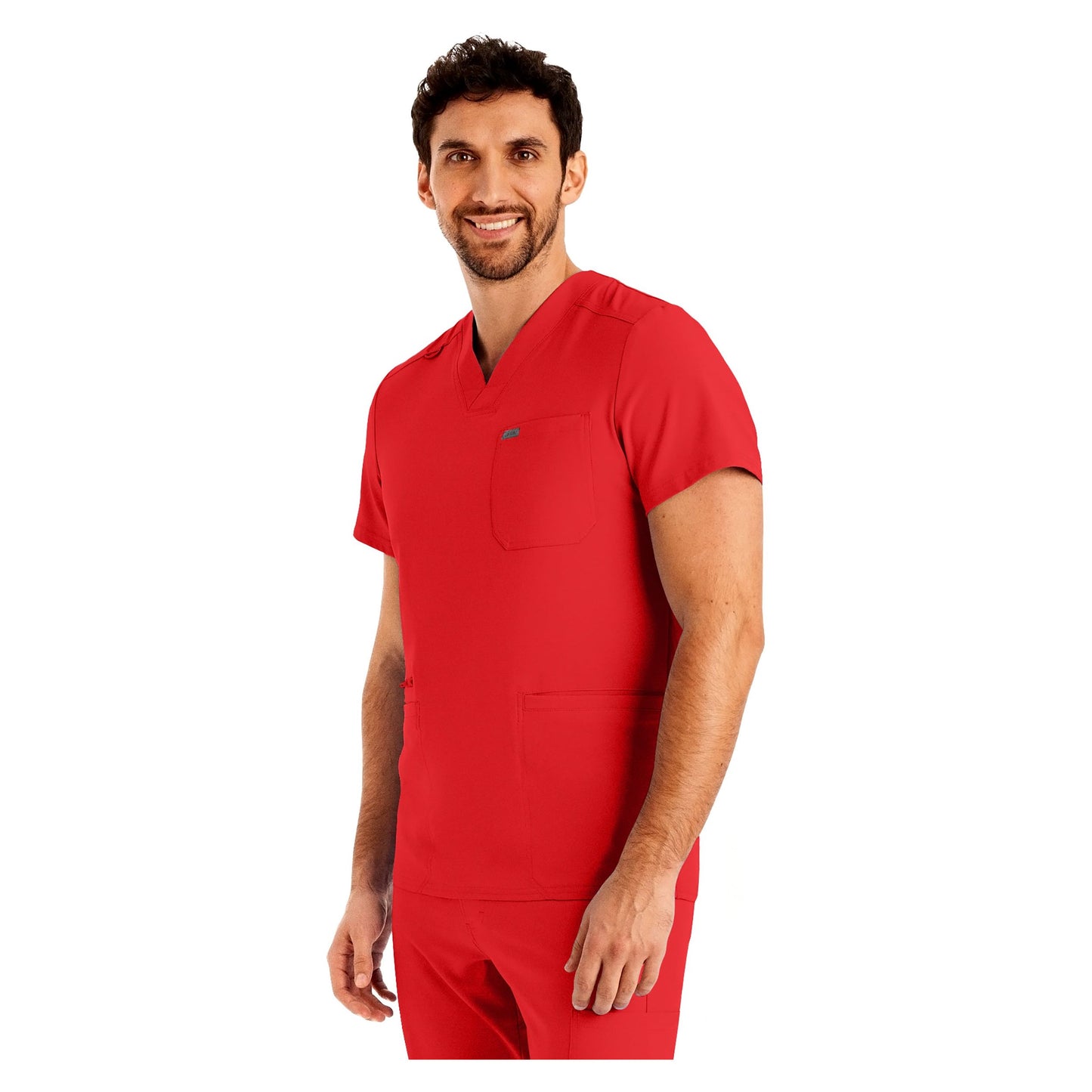 Landau Forward Men's 4-Pocket V-Neck Scrub Top