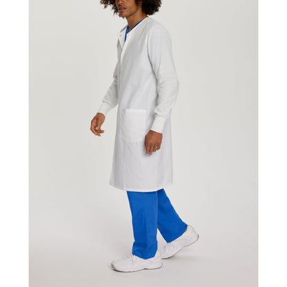 Landau Unisex 2-Pocket Full-Length White Coat