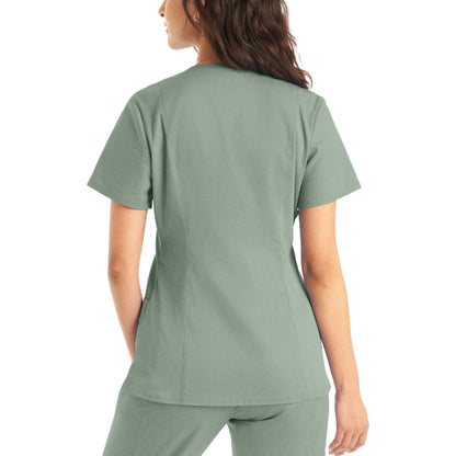 Landau ProFlex Women's 3-Pocket V-Neck Scrub Top