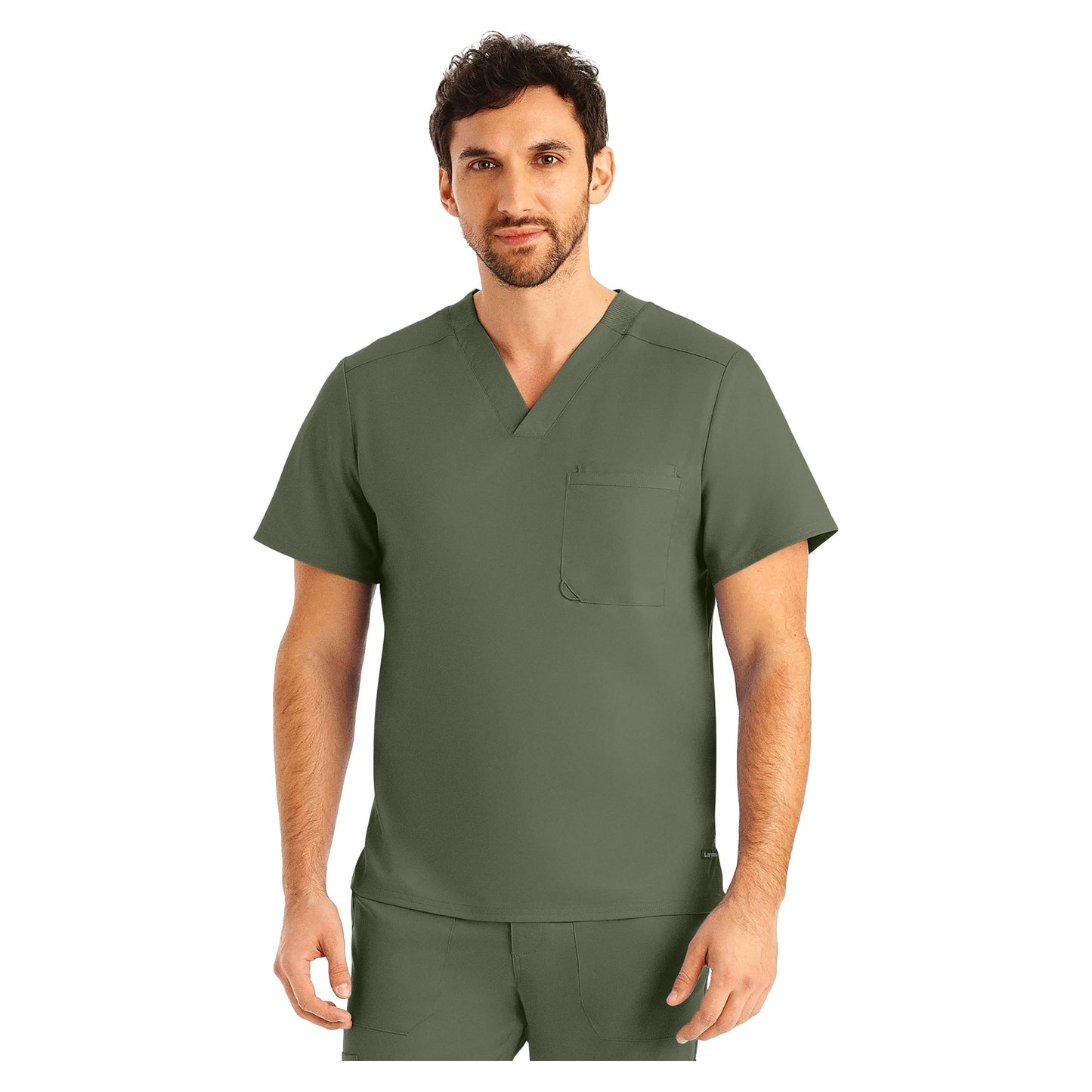 Landau ProFlex Men's 2-Pocket V-Neck Scrub Top