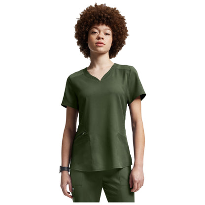 White Cross VIBE Women's 3-Pocket V-Neck Scrub Top