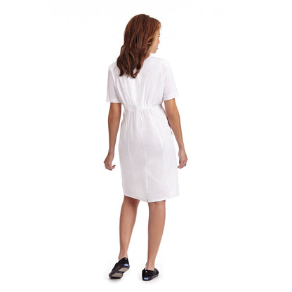 Zipper Front Scrub Dress