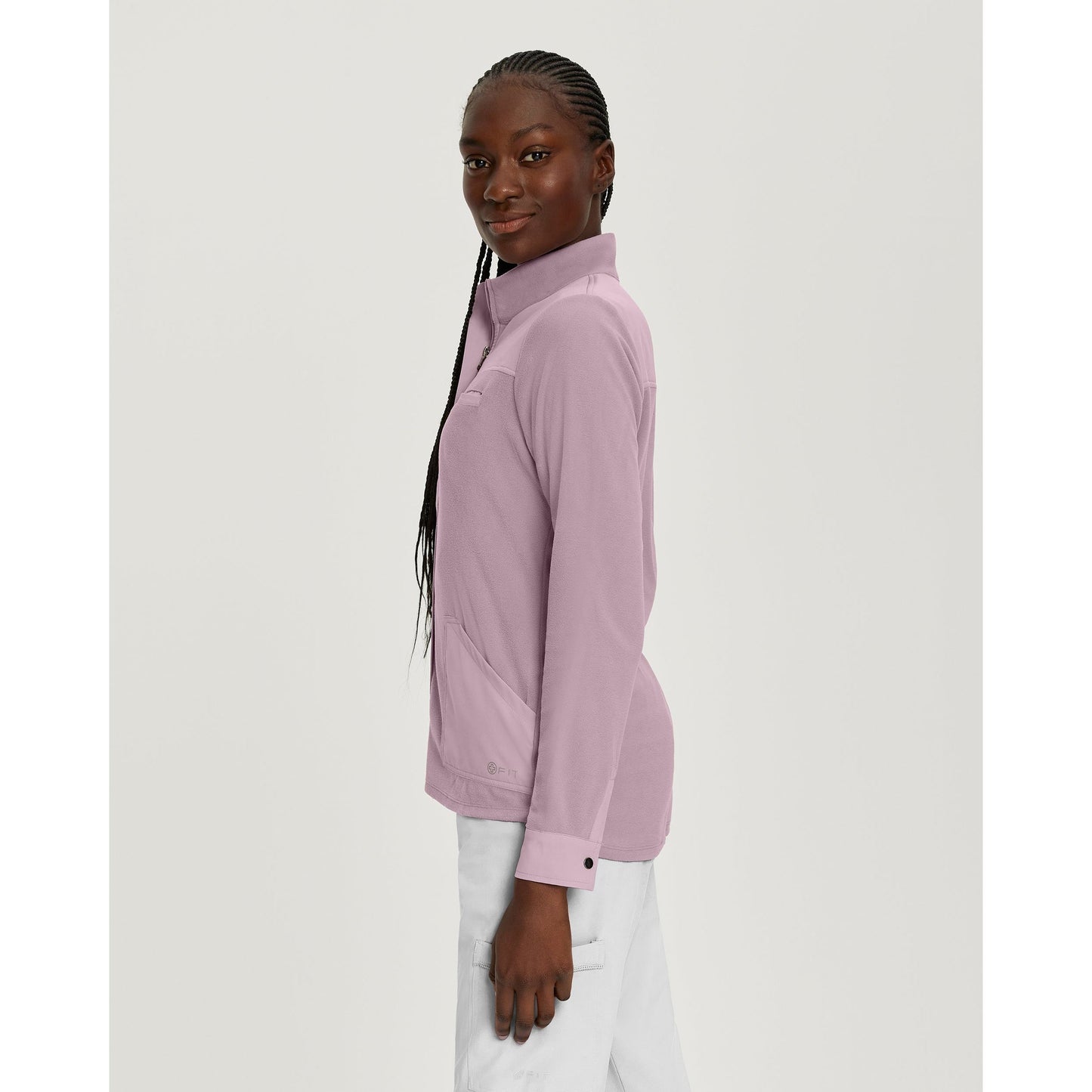 White Cross FIT Women's 3-Pocket Warm-Up Scrub Jacket