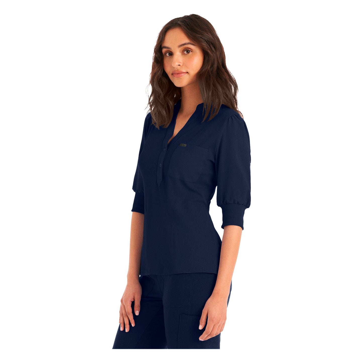 Landau Forward Women's 3-Pocket Y-Neck Scrub Top