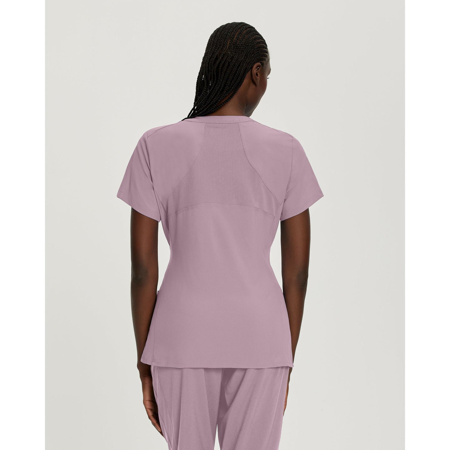 White Cross FIT Women's 2-Pocket V-Neck Scrub Top