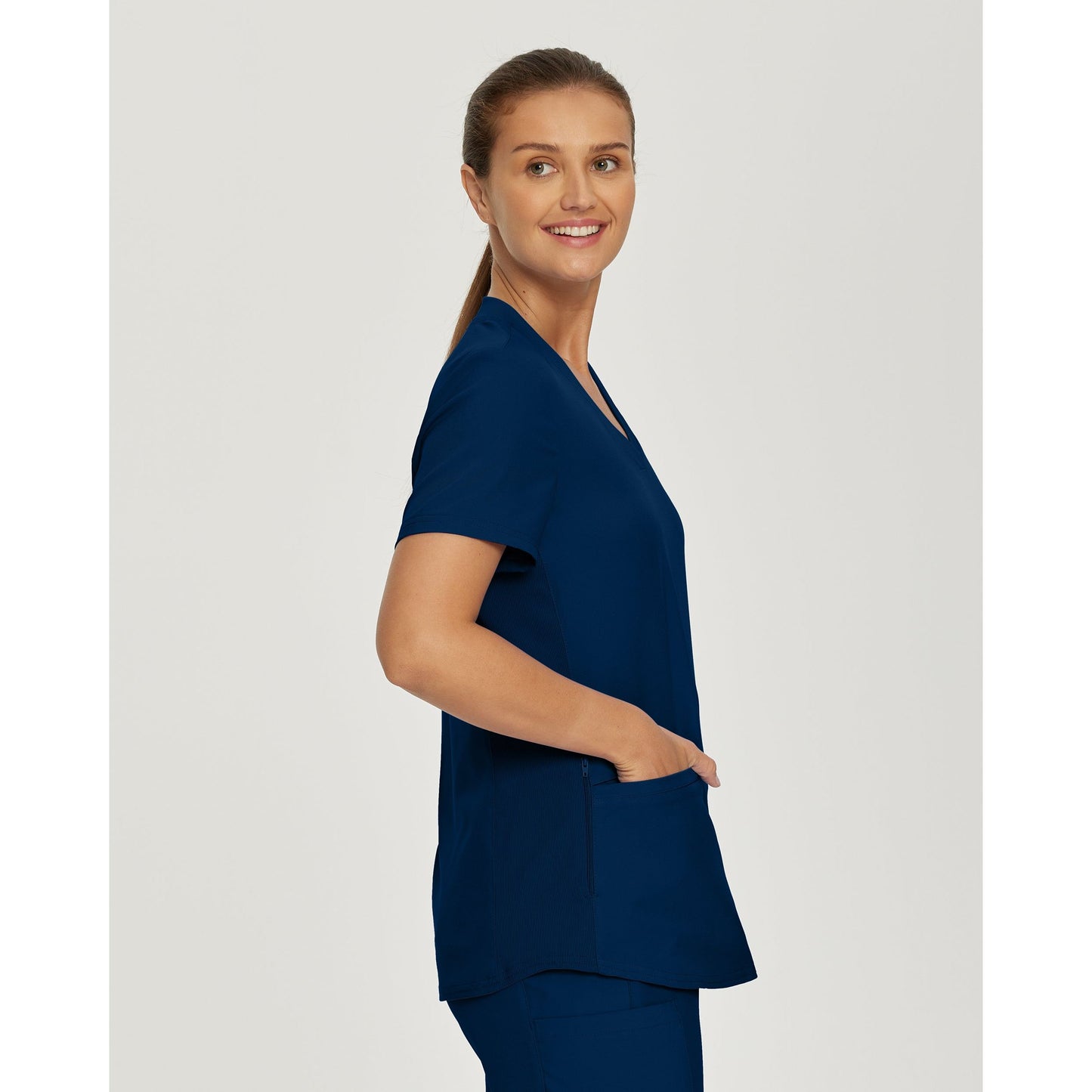 Landau Forward Women's 3-Pocket V-Neck Scrub Top
