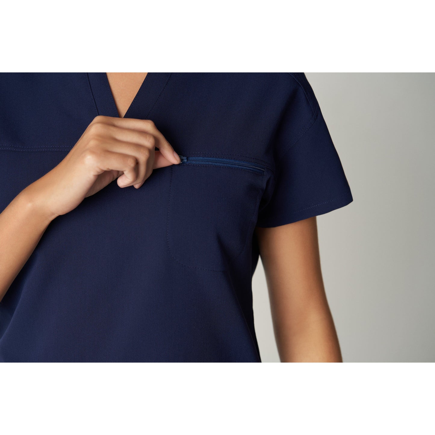 White Cross V-Tess Women's 1-Pocket V-Neck Scrub Top