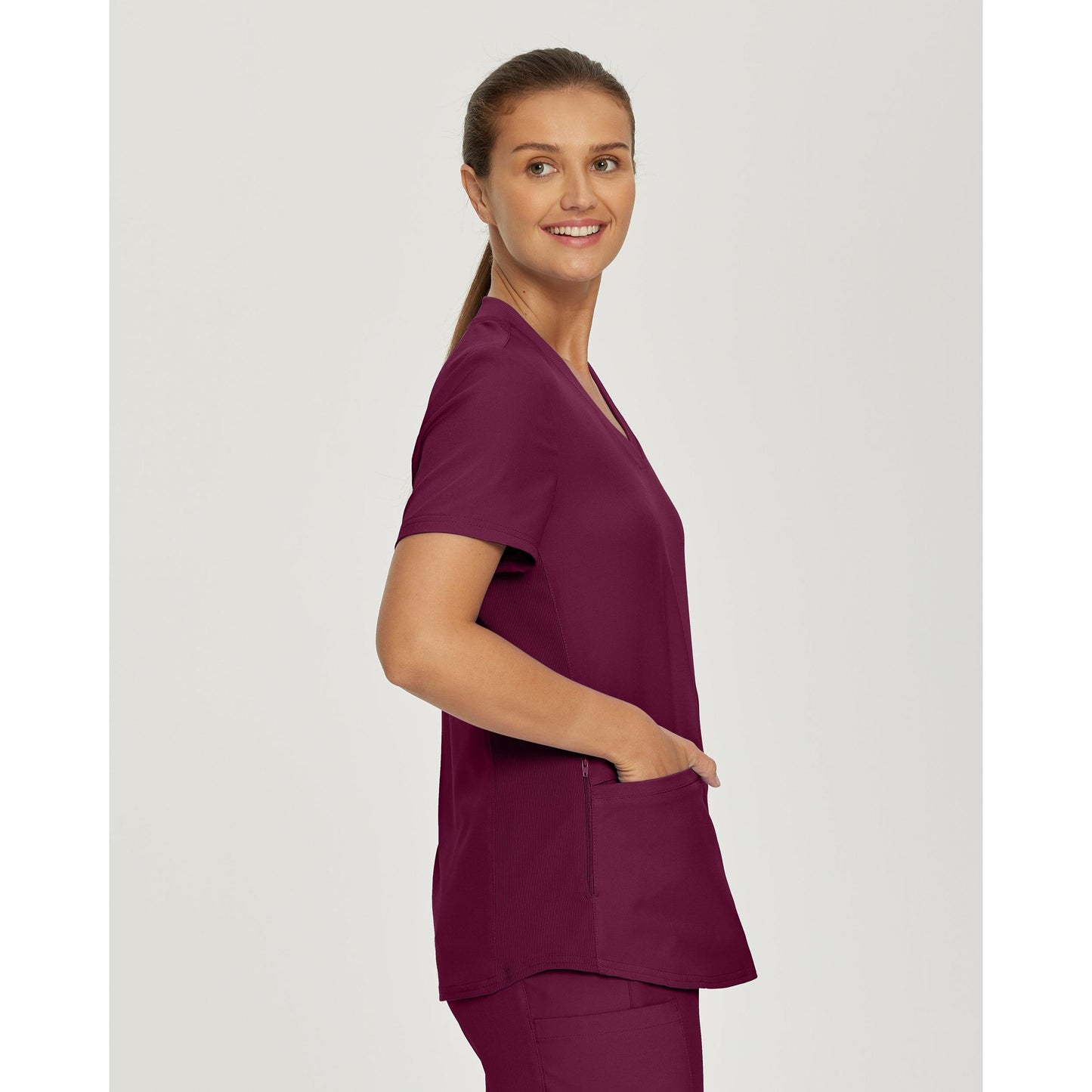 Landau Forward Women's 3-Pocket V-Neck Scrub Top