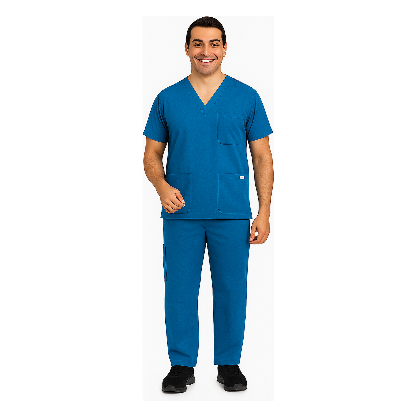 MOBB Unisex 8 Pocket Drawstring/Elastic Scrub Set