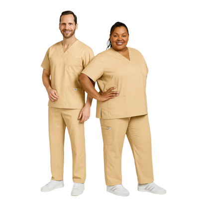 MOBB Unisex 8 Pocket Drawstring/Elastic Scrub Set