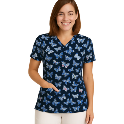 Women's WhiteCross Printed Top  SALE