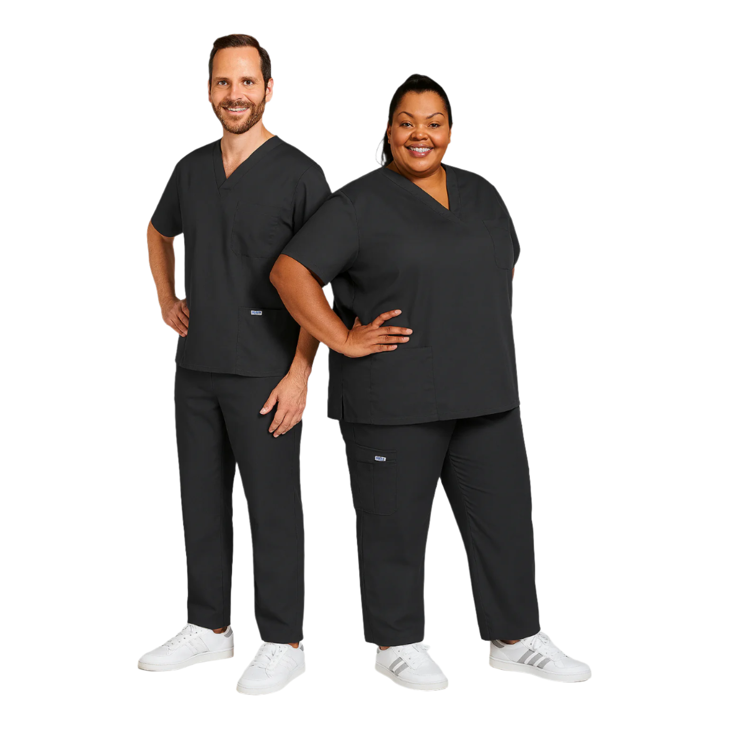 MOBB Unisex 8 Pocket Drawstring/Elastic Scrub Set