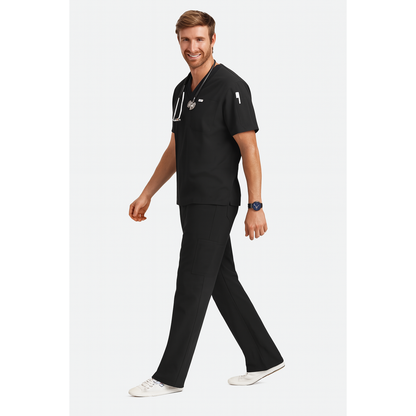 MOBB Unisex 5 Pocket Drawstring Scrub Set