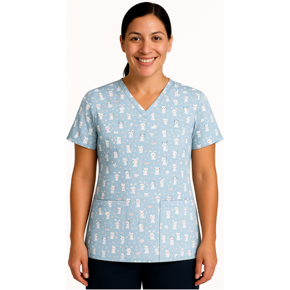 Women's WhiteCross Printed Top SALE