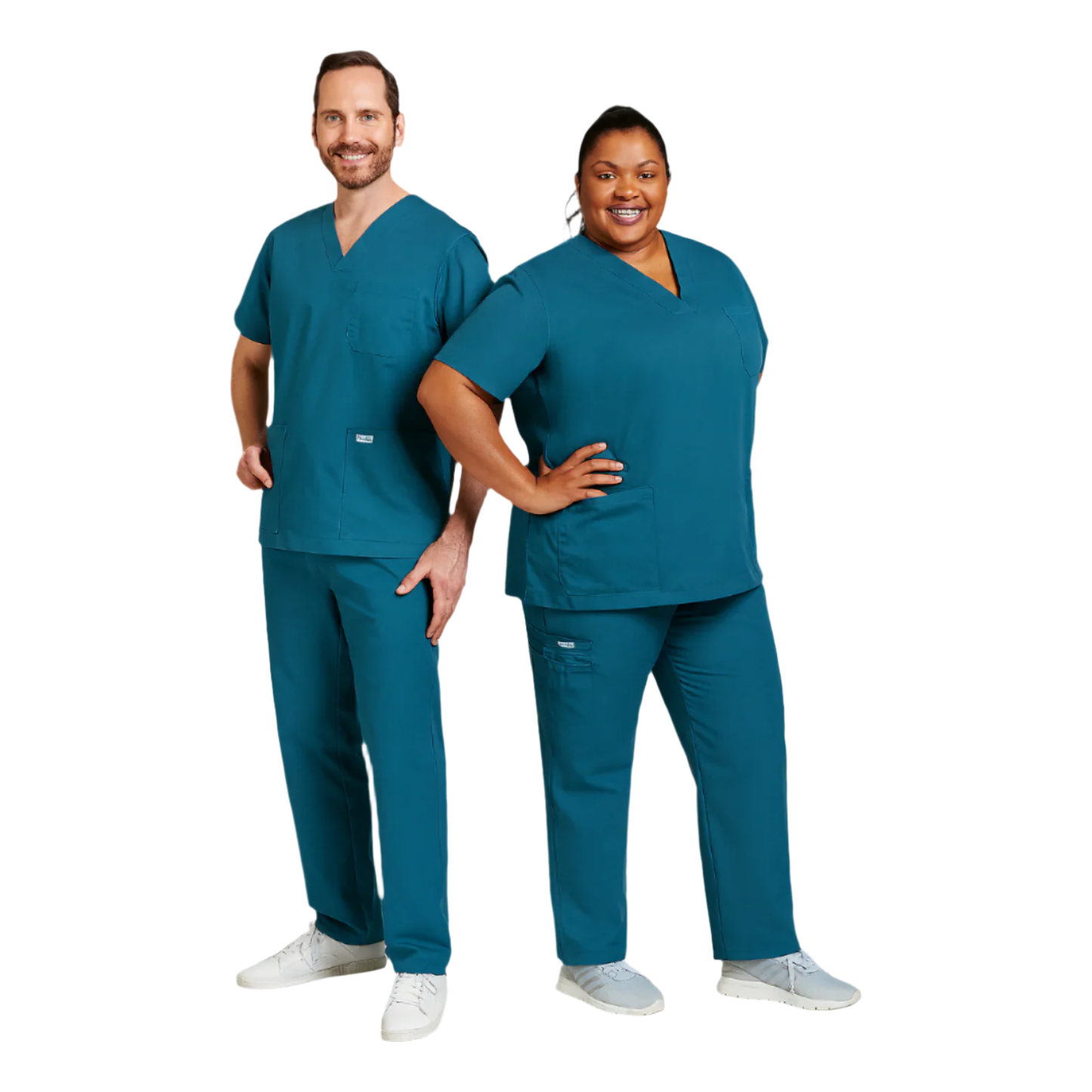 MOBB Unisex 8 Pocket Drawstring/Elastic Scrub Set