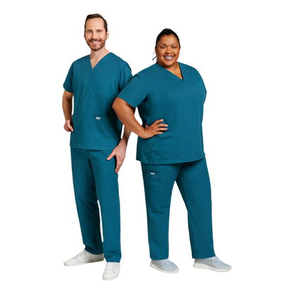 MOBB Unisex 8 Pocket Drawstring/Elastic Scrub Set