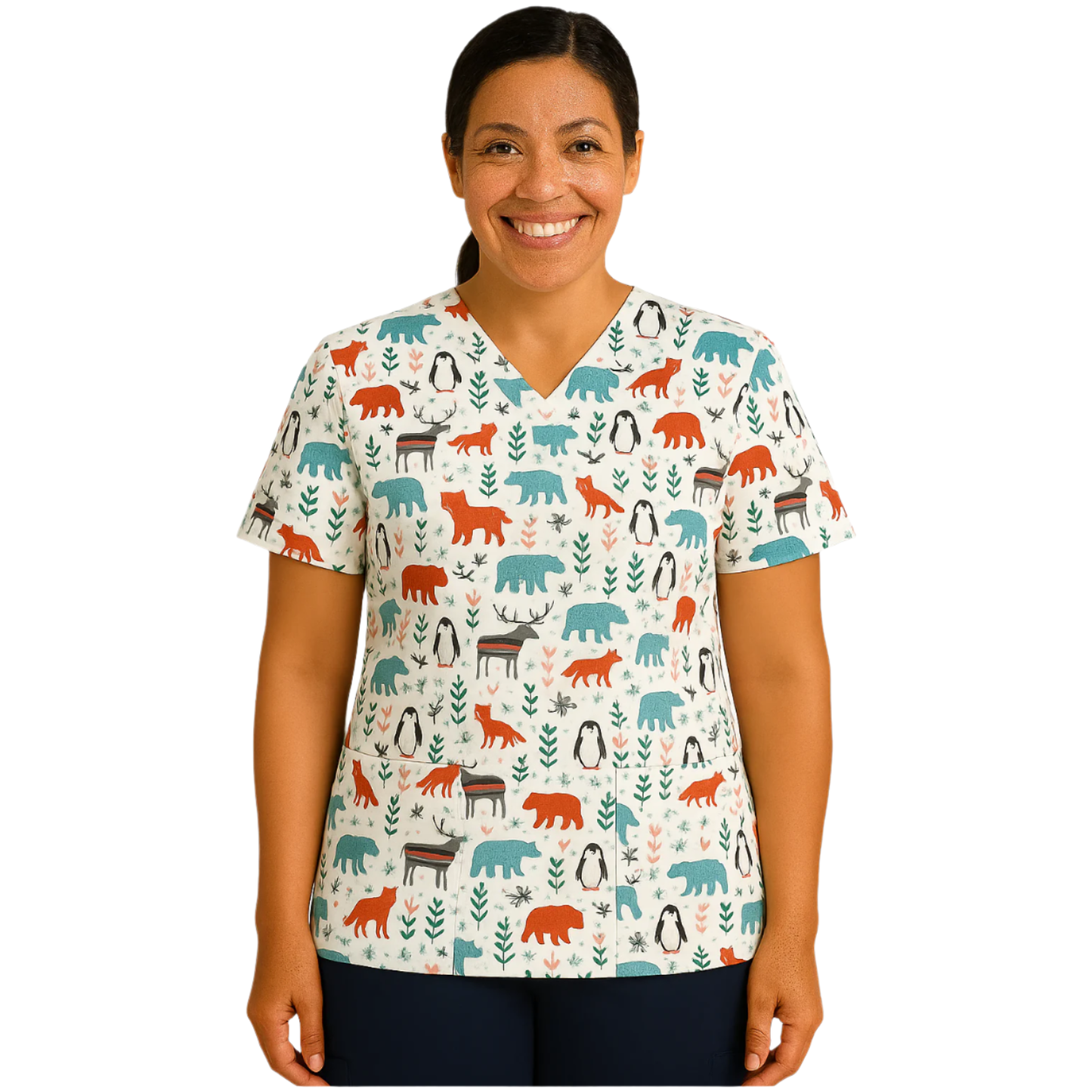 Women's WhiteCross Printed Top SALE