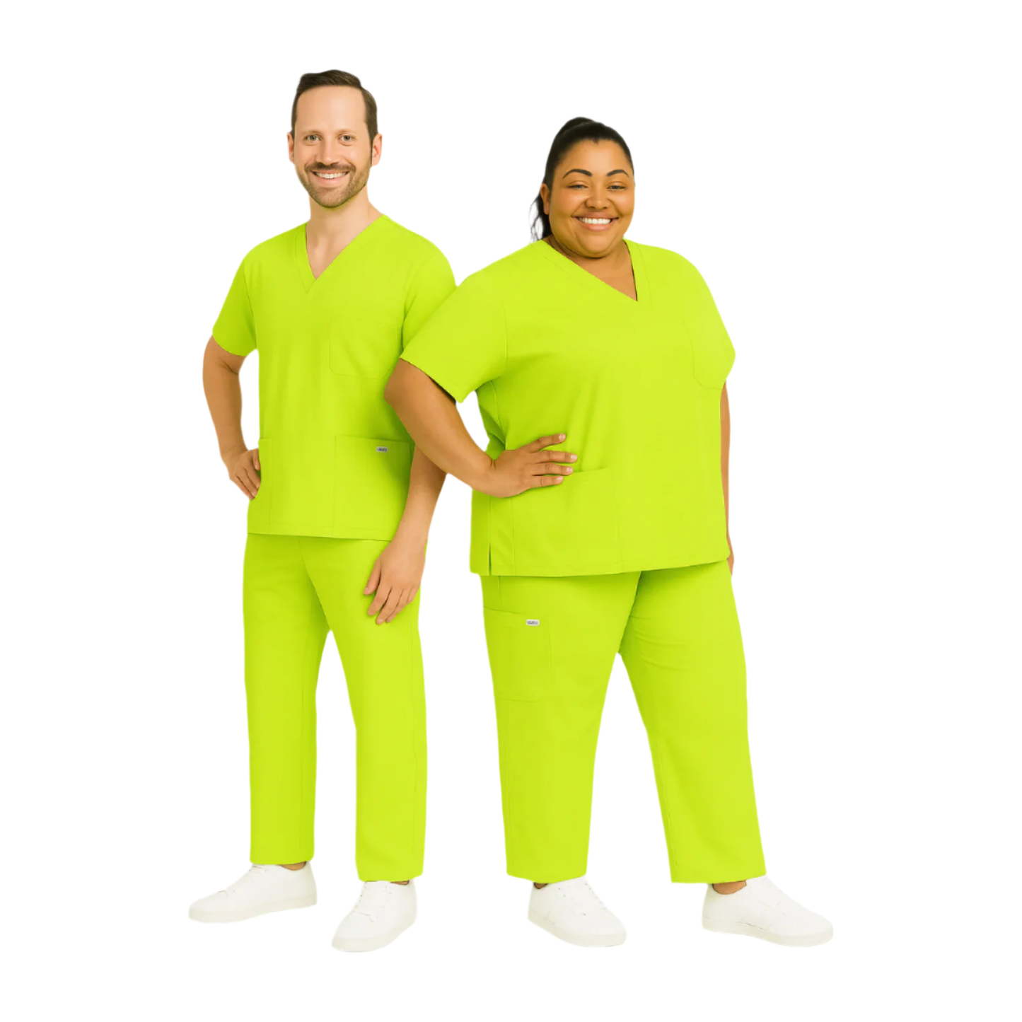 MOBB Unisex 8 Pocket Drawstring/Elastic Scrub Set