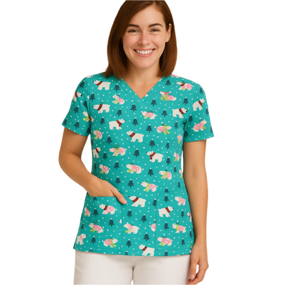 Women's WhiteCross Printed Top  SALE