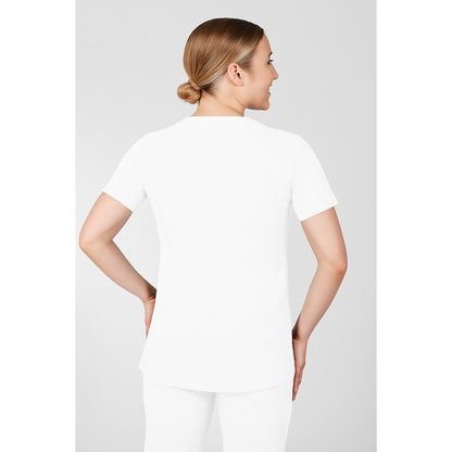 V-Neck Solid Color Scrub Top The Cathy