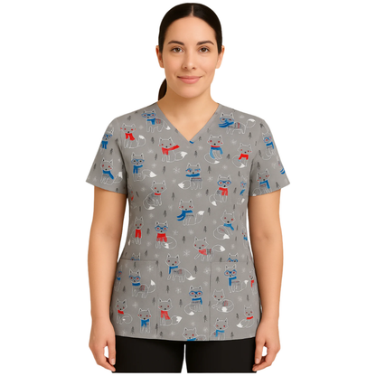 Women's WhiteCross Printed Top SALE