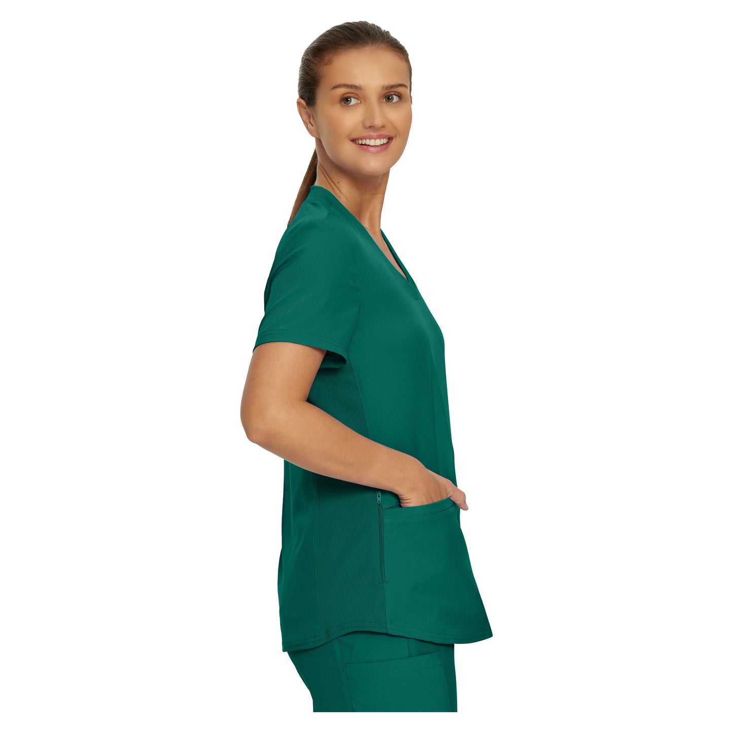 Landau Forward Women's 3-Pocket V-Neck Scrub Top