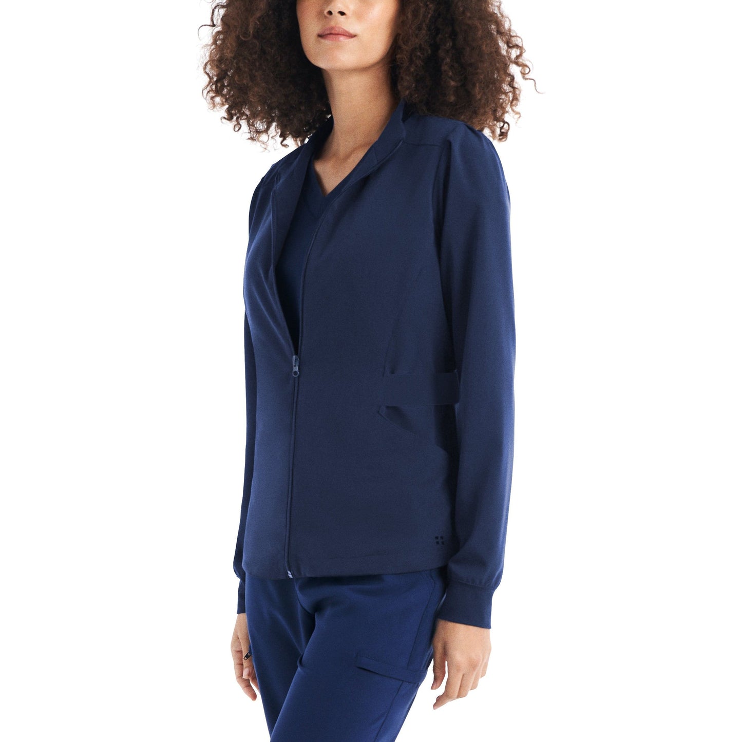 White Cross CRFT Women's 2-Pocket Scrub Jacket