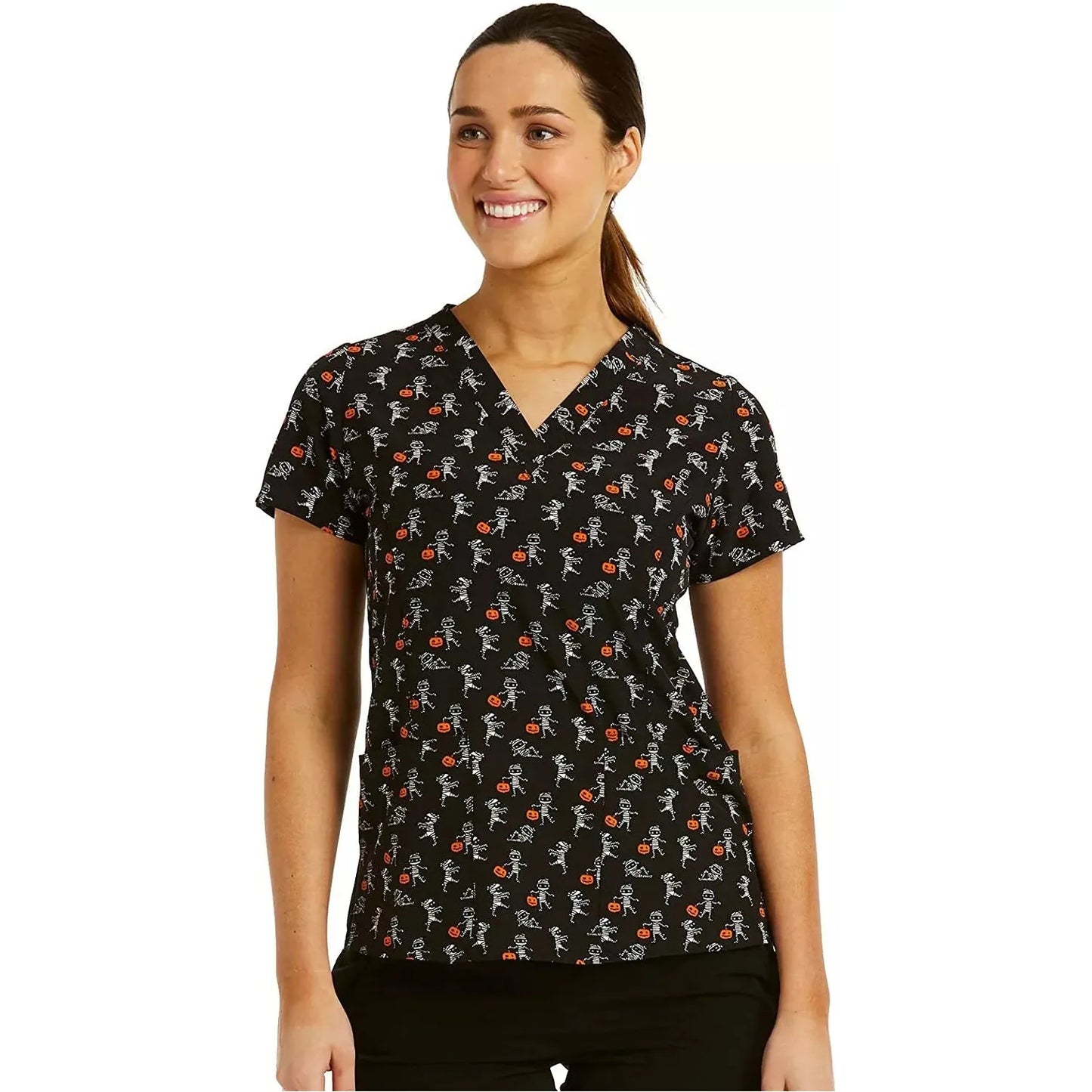 V-Neck Print Top SALE
