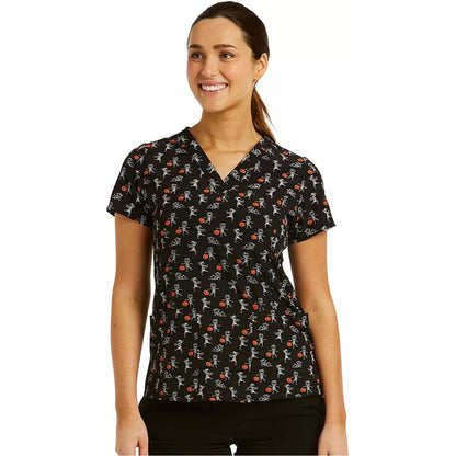 V-Neck Print Top SALE