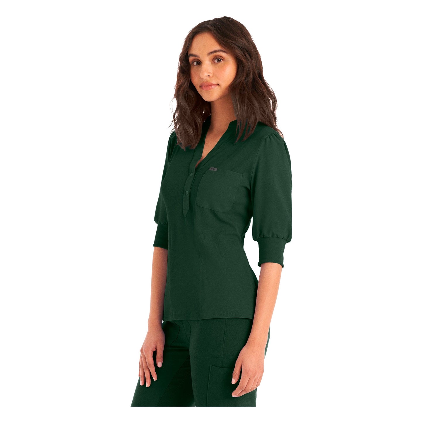 Landau Forward Women's 3-Pocket Y-Neck Scrub Top