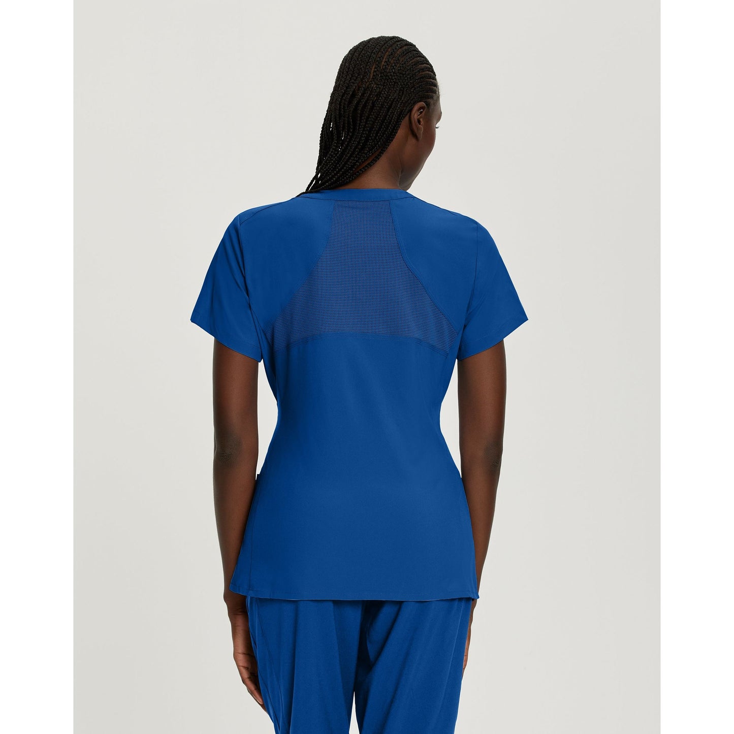 White Cross FIT Women's 2-Pocket V-Neck Scrub Top